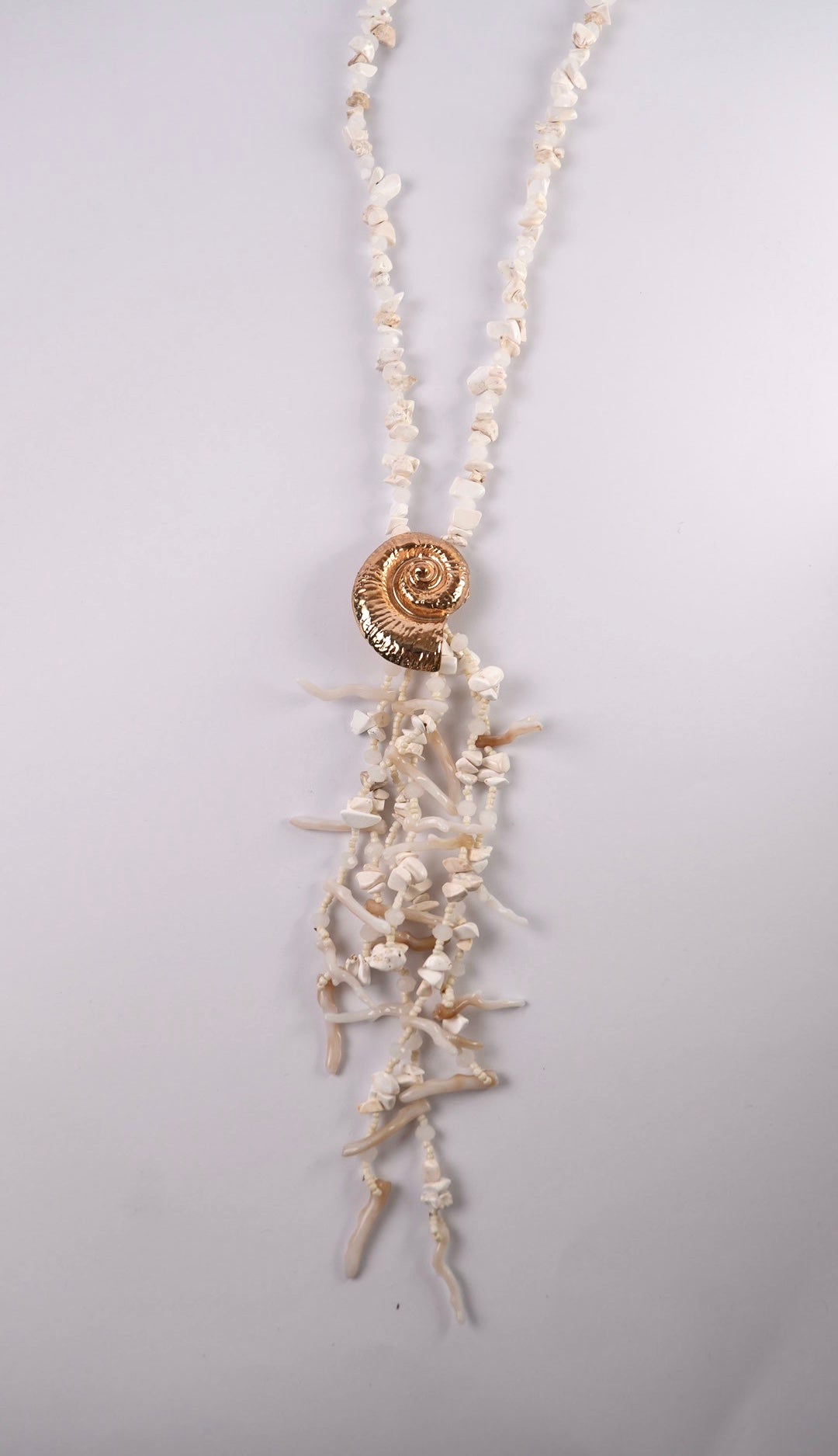 Collar largo caracola