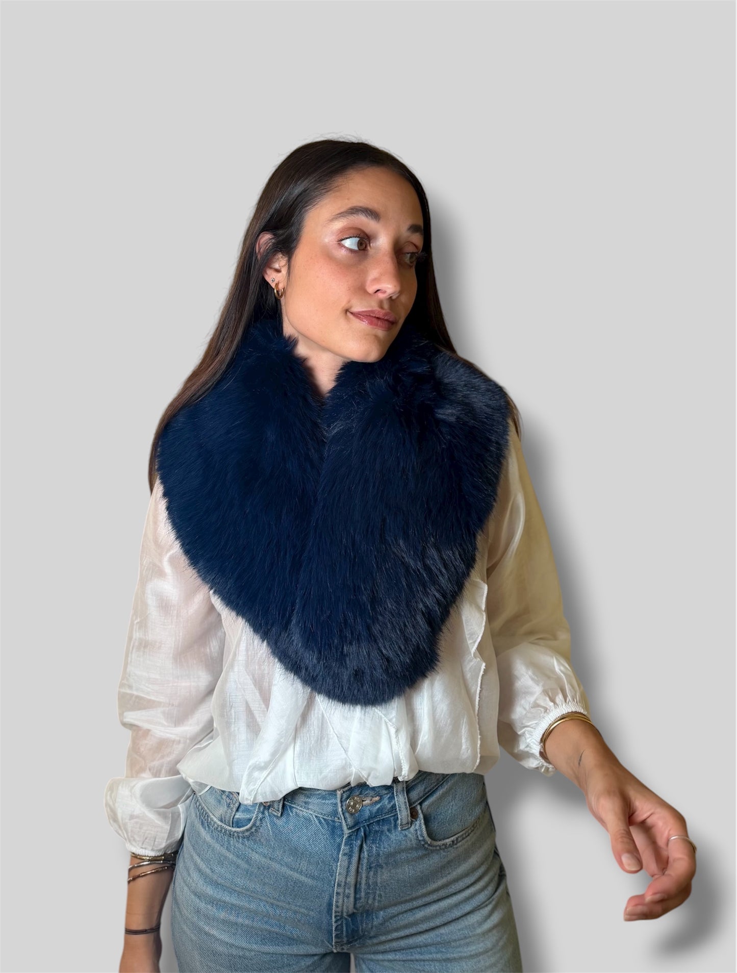 Cuellos de pelo sintético