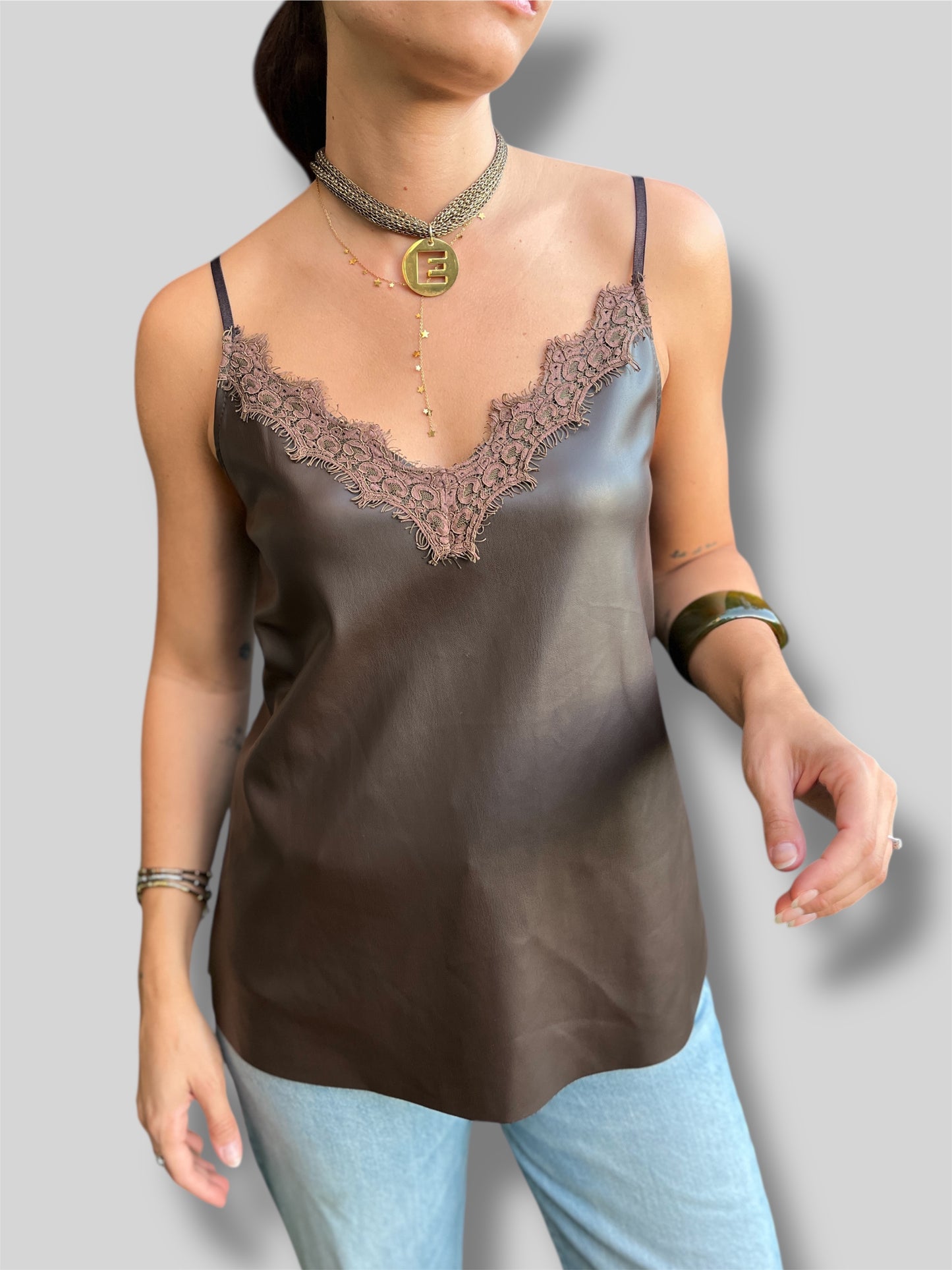 Top lencero polipiel