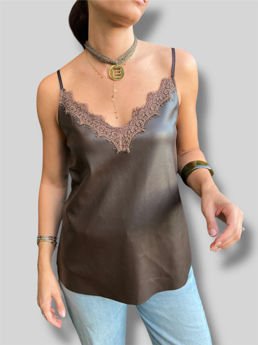 Top lencero polipiel