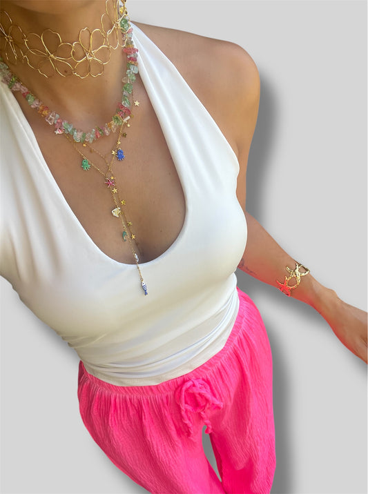 Top cuello halter