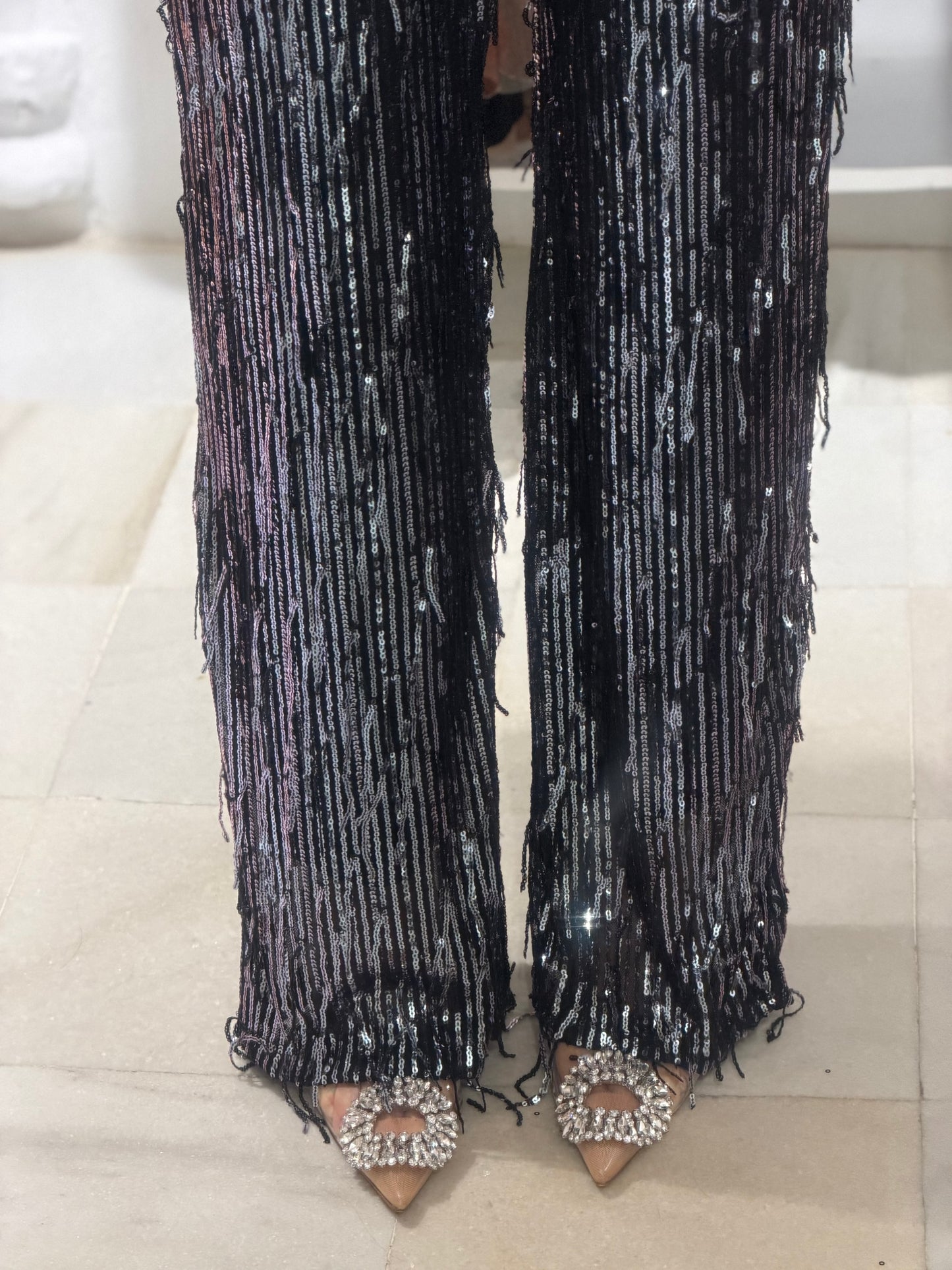 Mono negro lentejuelas - Nuh Nuh