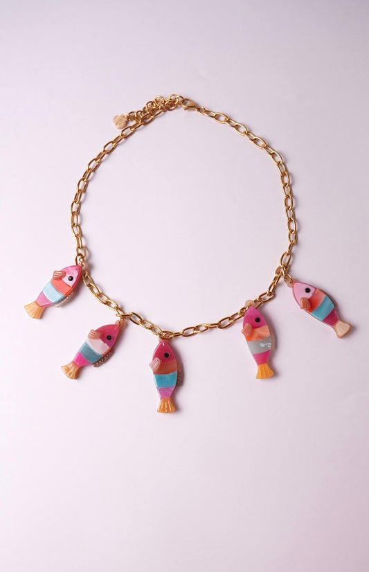 Collar peces de colores