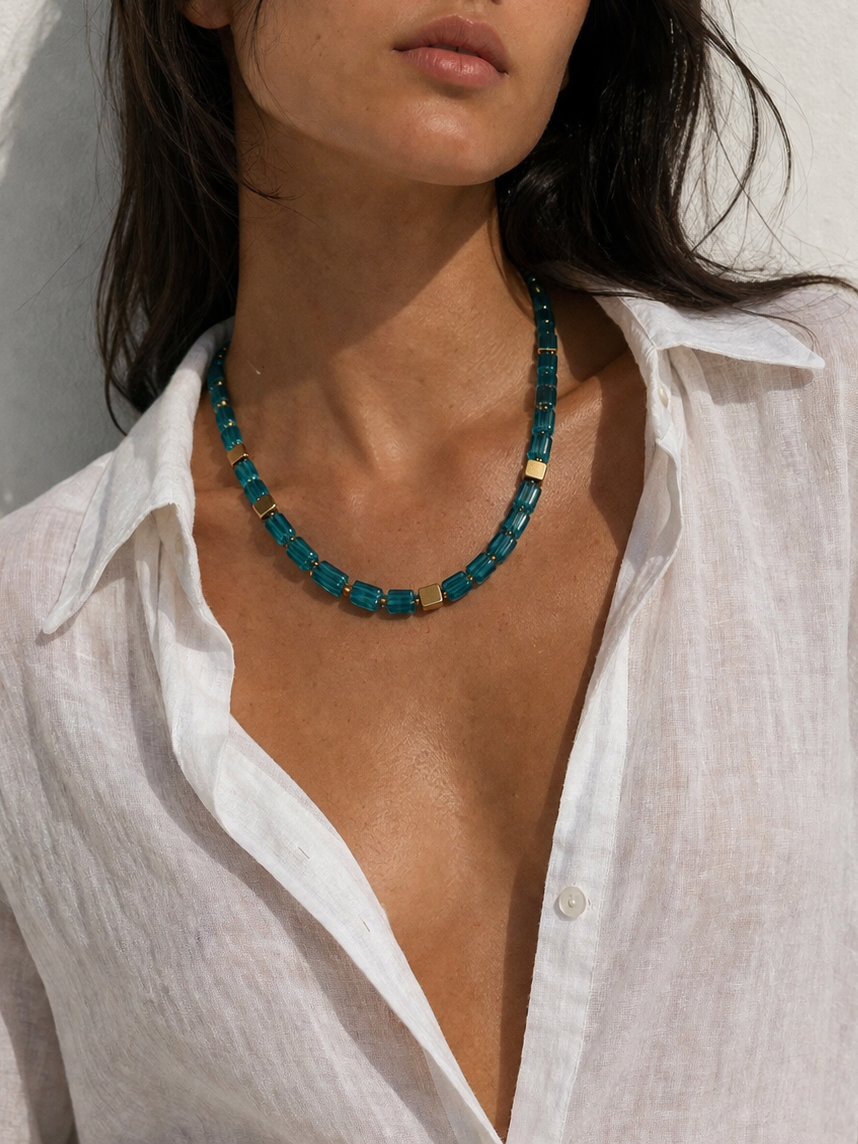 Collar turquesa - Nuh Nuh