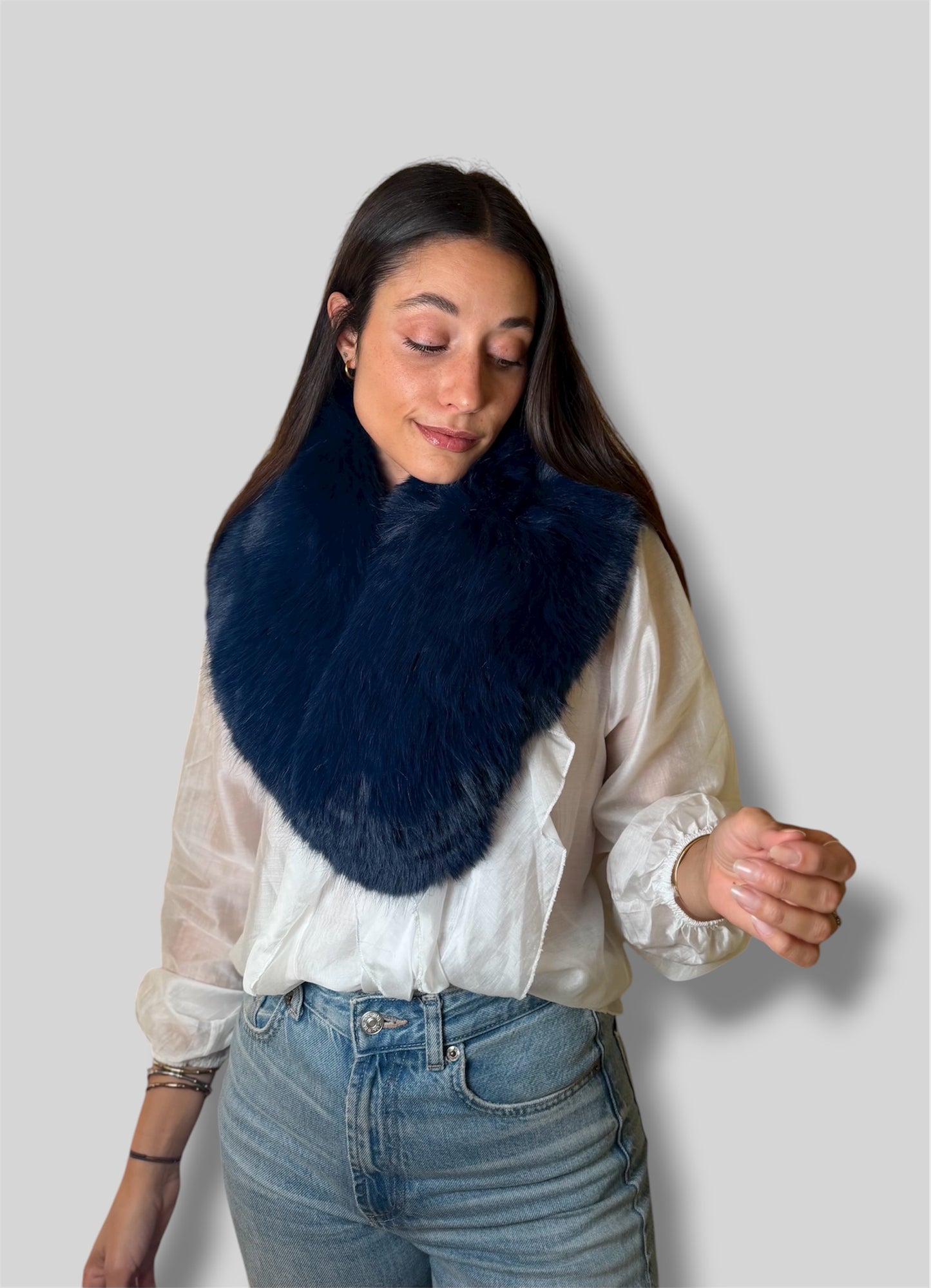 Cuellos de pelo sintético