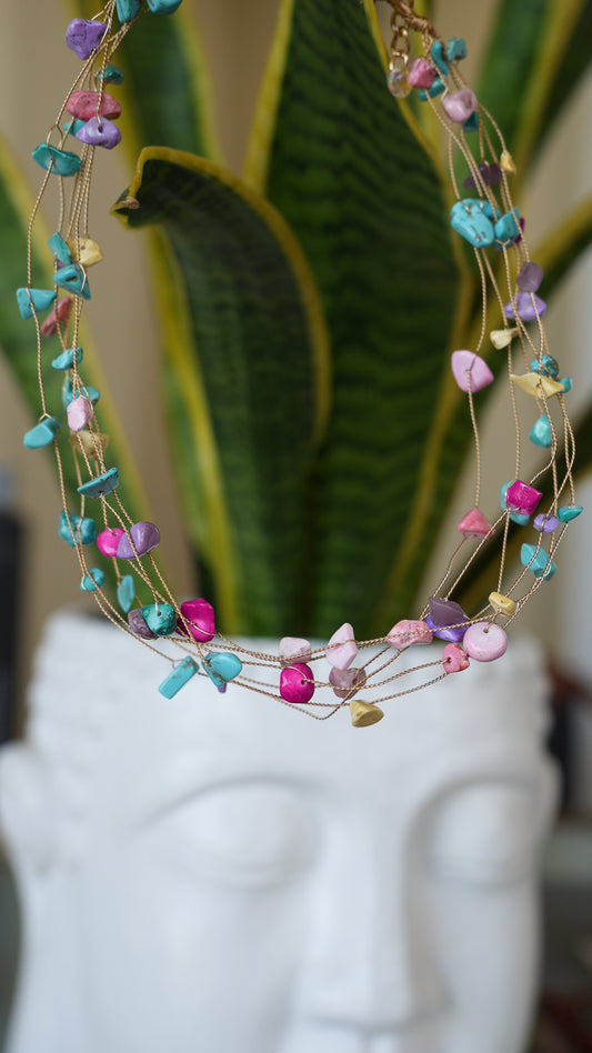 Choker Piedras Multicolor - Nuh Nuh
