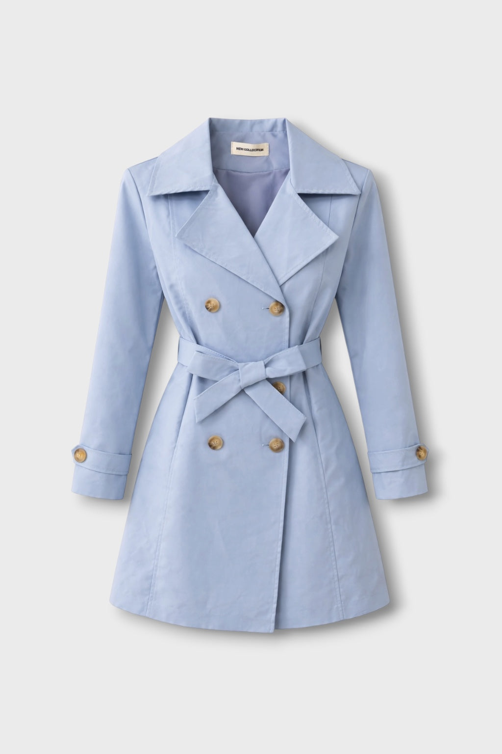 Gabardina azul midi - Nuh Nuh