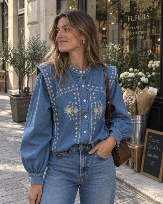 Camisa Alma denim