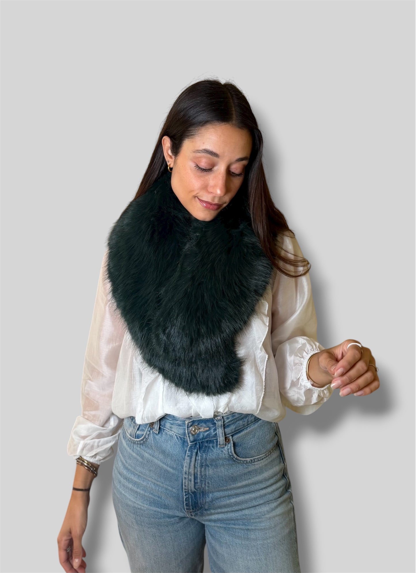 Cuellos de pelo sintético