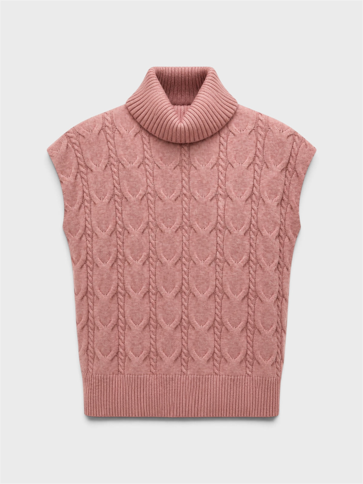 Jersey cuello vuelto sin mangas - Nuh Nuh
