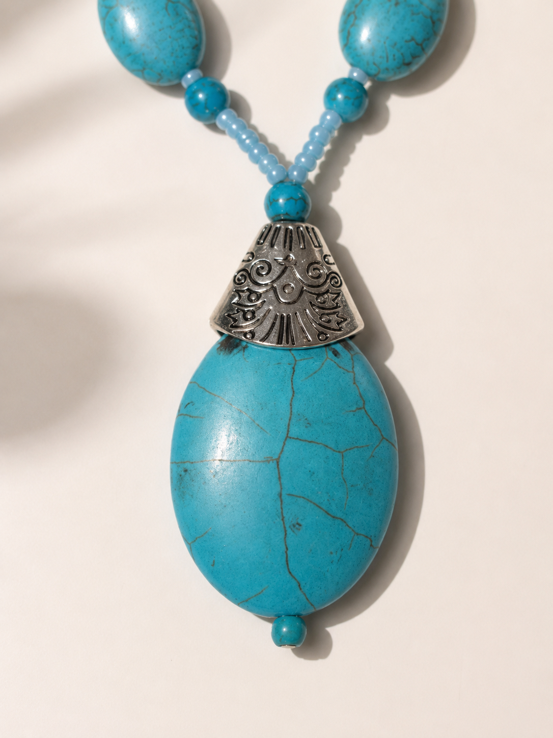 Collar piedra turquesa