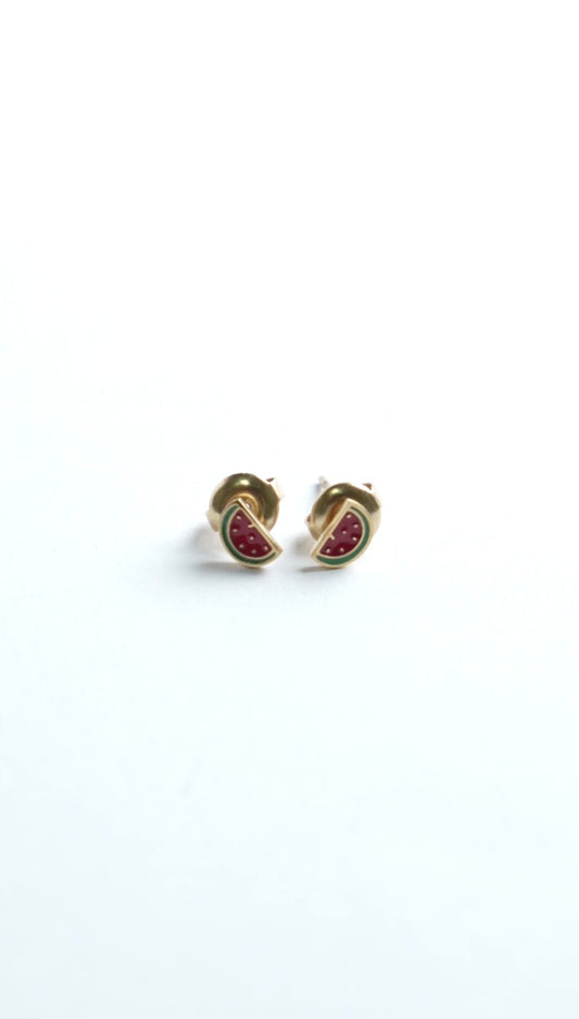 Pendientes mini sandía