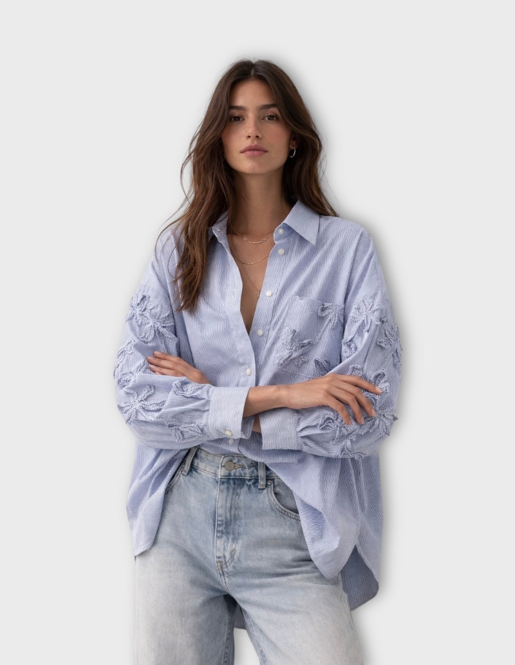 Camisa oversize Flora - Nuh Nuh