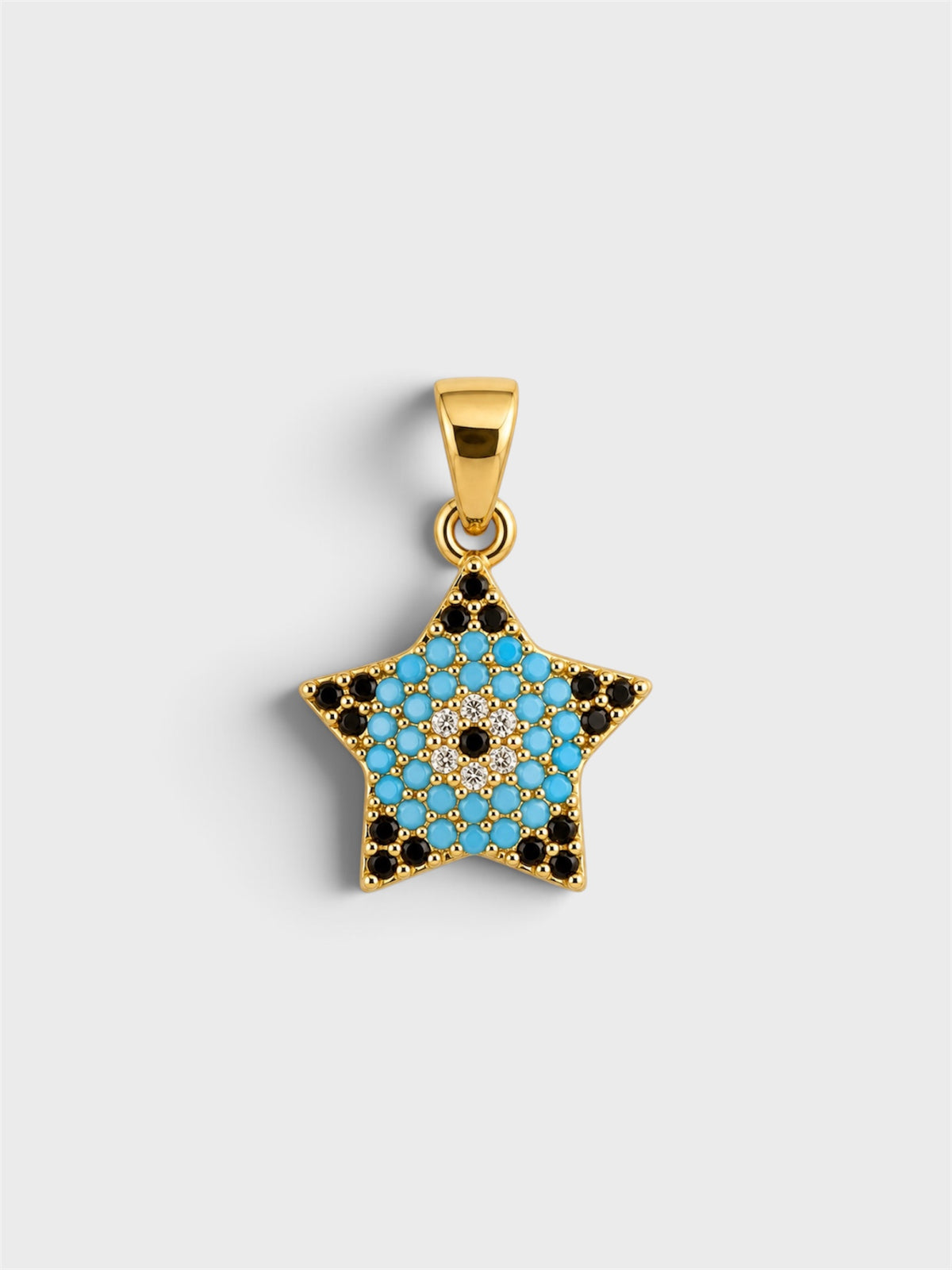 Charm estrella azul brillo - Nuh Nuh