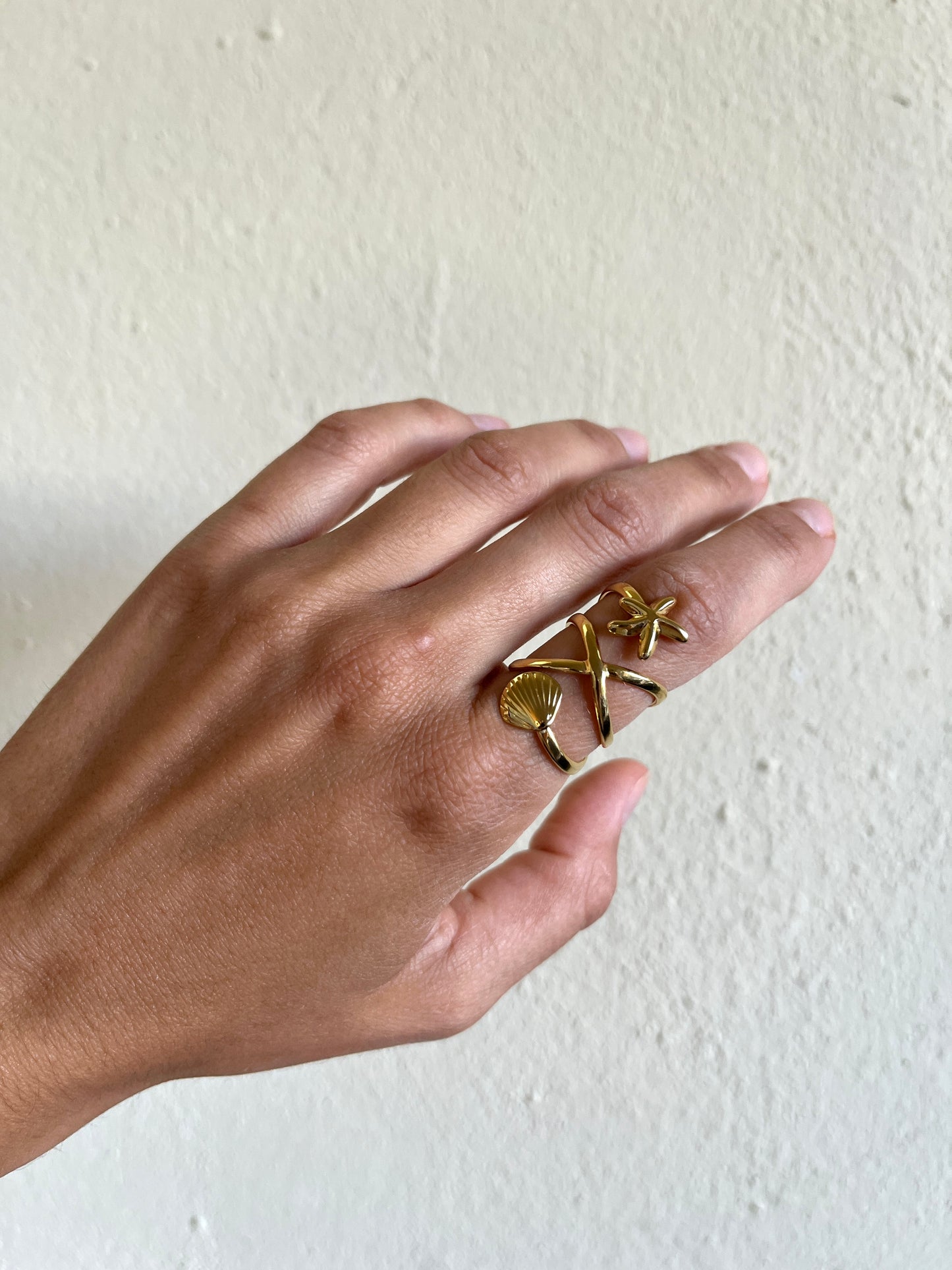 Anillo summer dorado