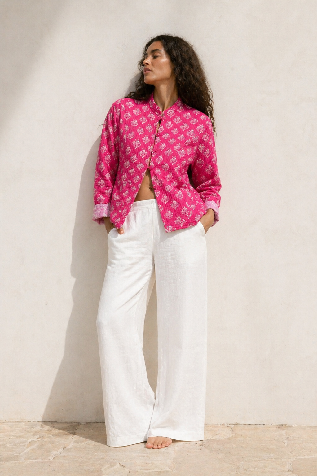 Chaqueta Jaipur rosa - Nuh Nuh