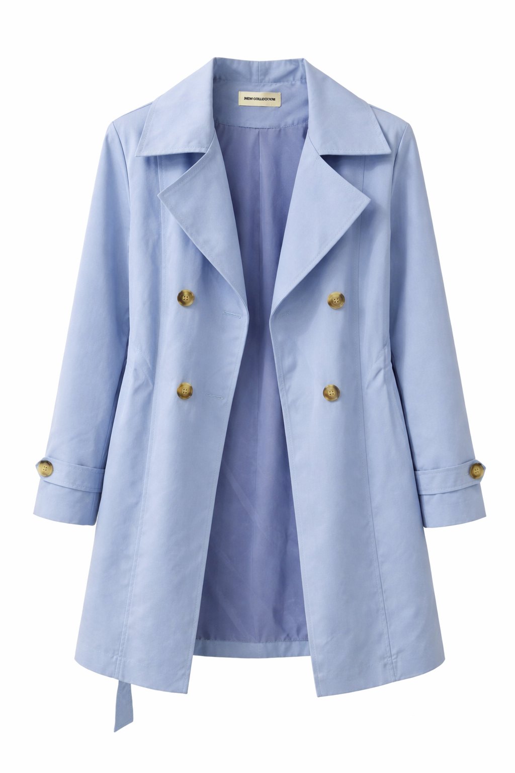Gabardina azul midi - Nuh Nuh