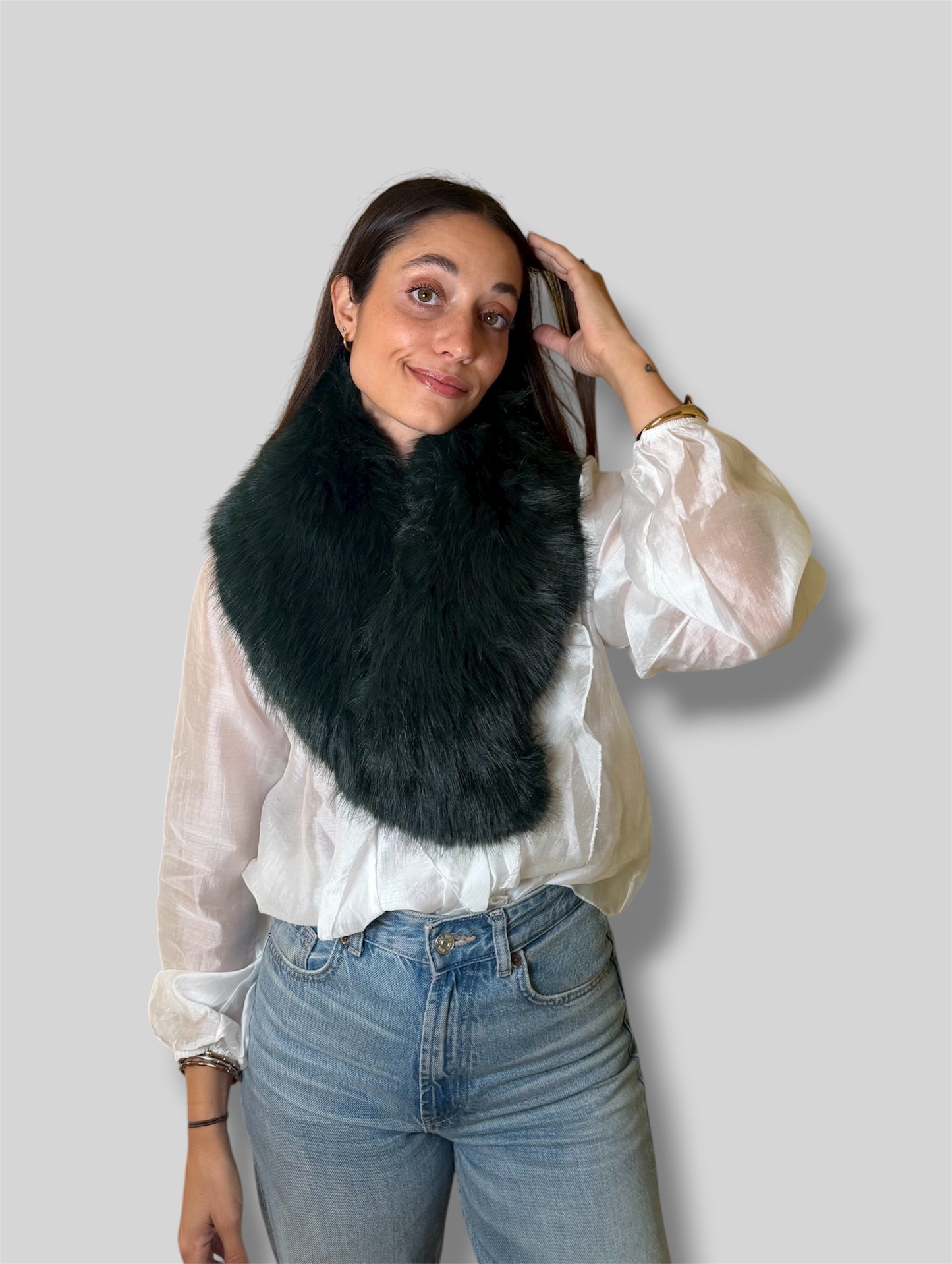 Cuellos de pelo sintético