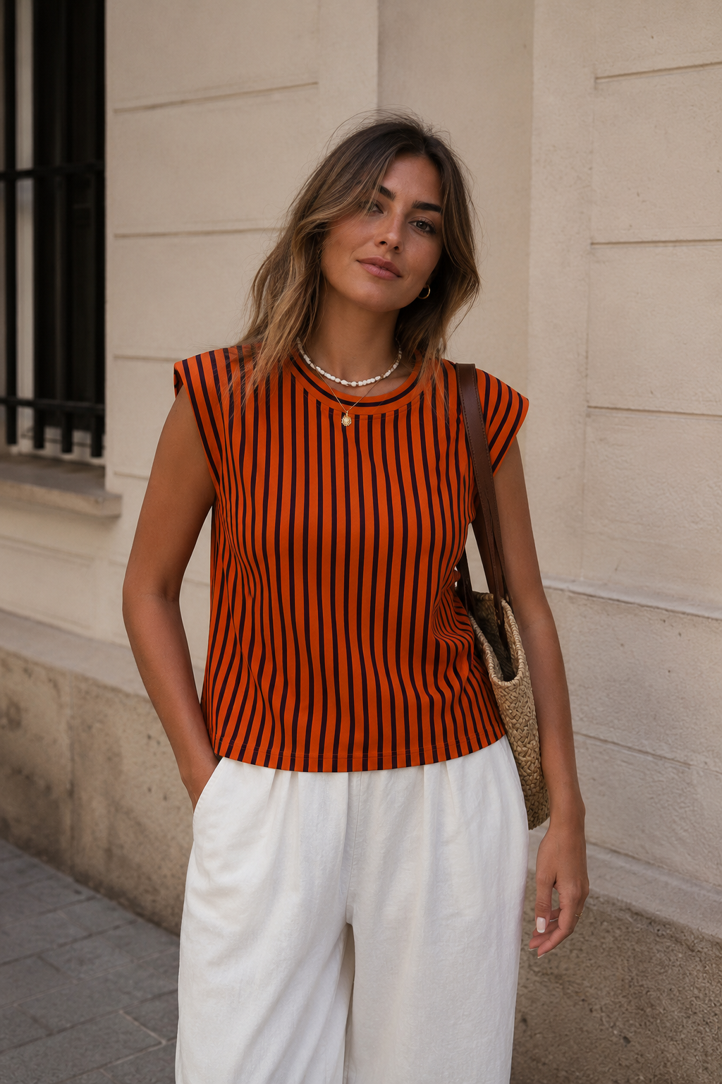 Camiseta Love rayas