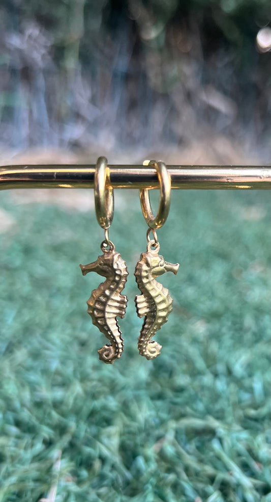Pendientes caballito de mar