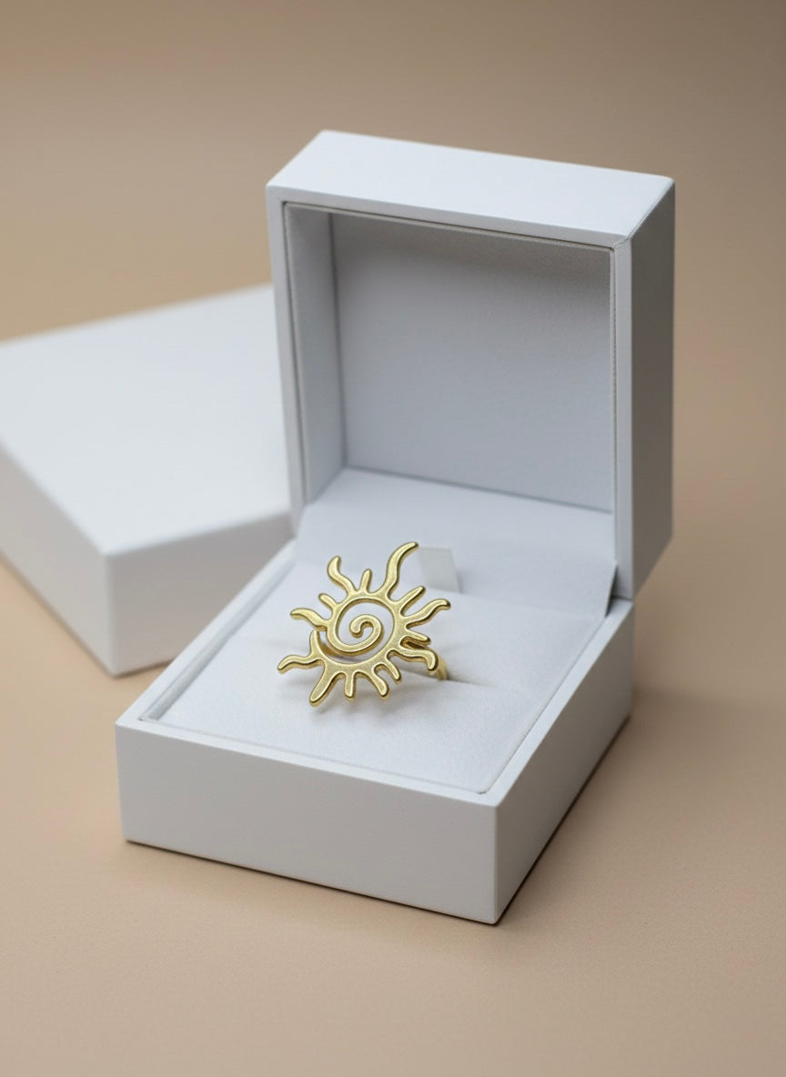 Anillo Sol espiral