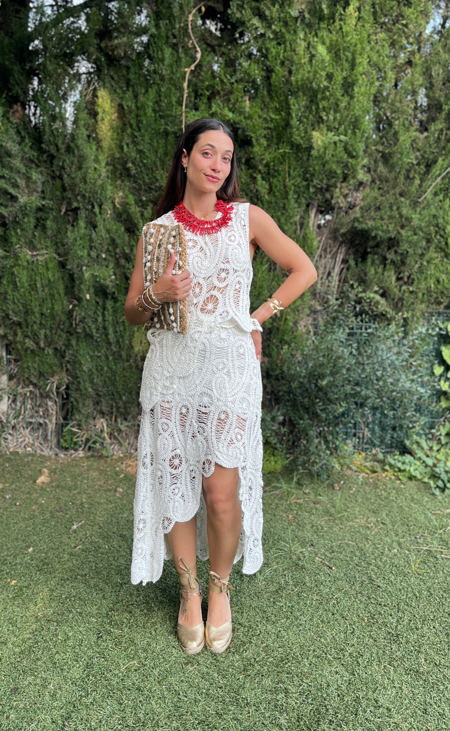 Conjunto asimétrico crochet