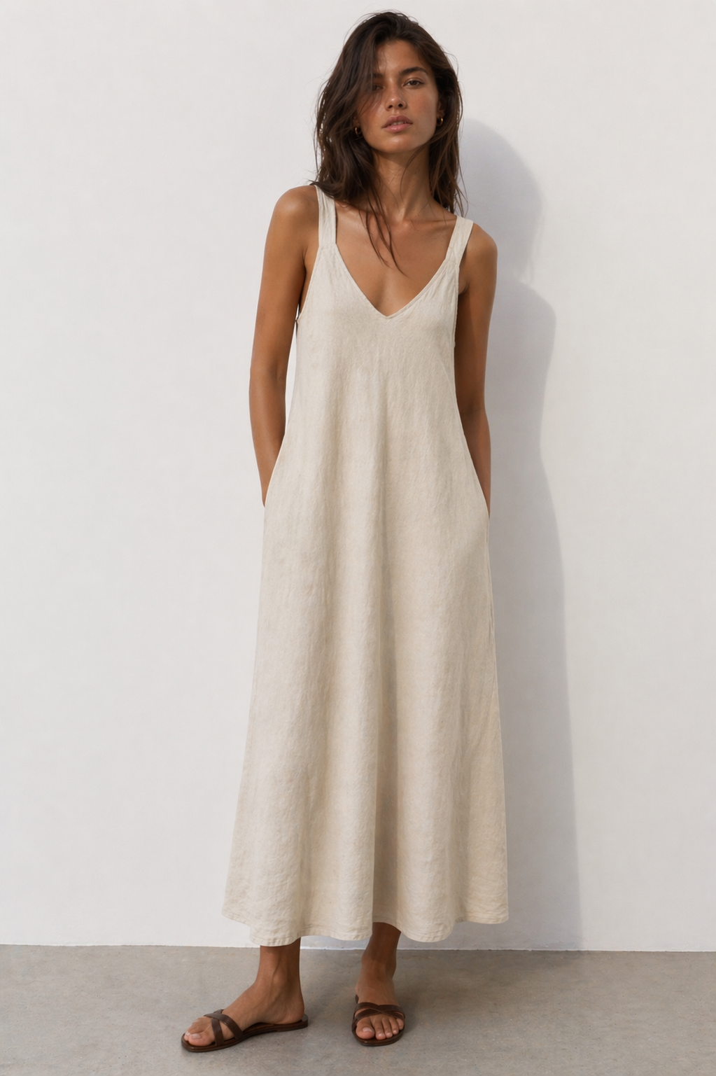 Vestido Sienna beige - Nuh Nuh