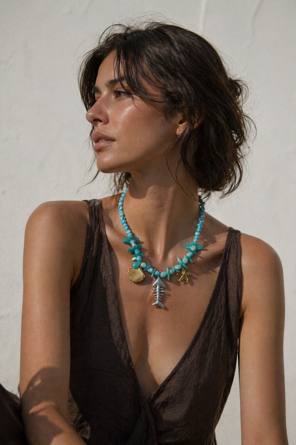 Collar Posidonia turquesa - Nuh Nuh
