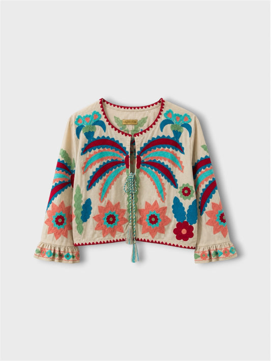 Camisa Garden beige - Nuh Nuh