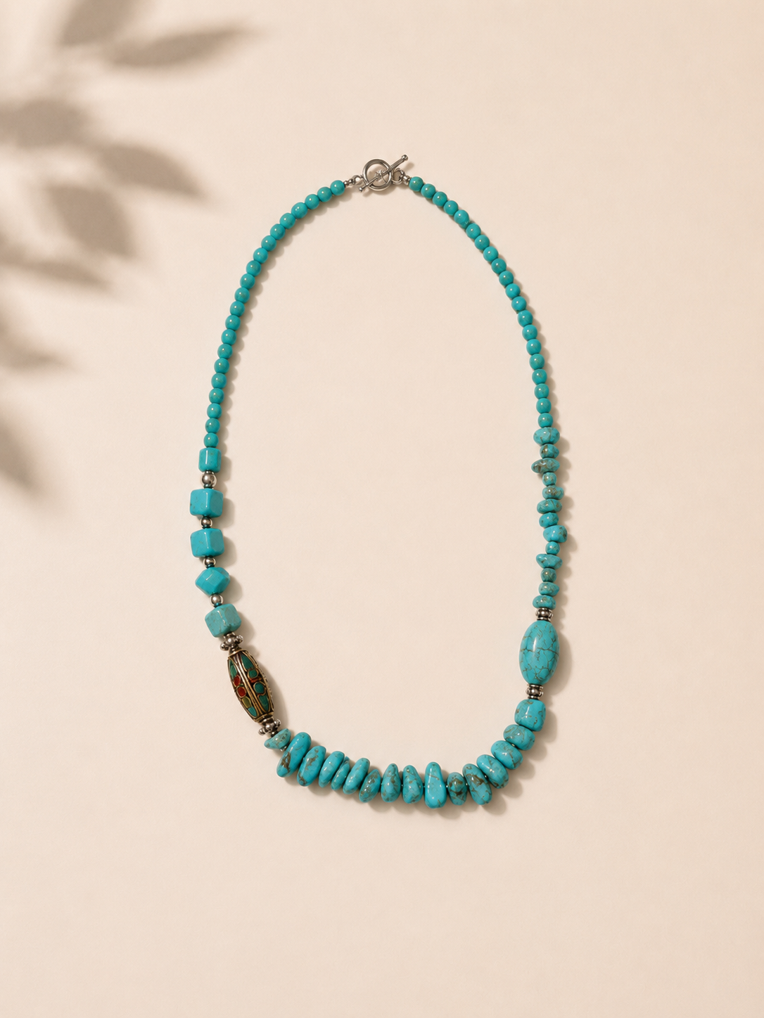 Collar corto piedra turquesa - Nuh Nuh