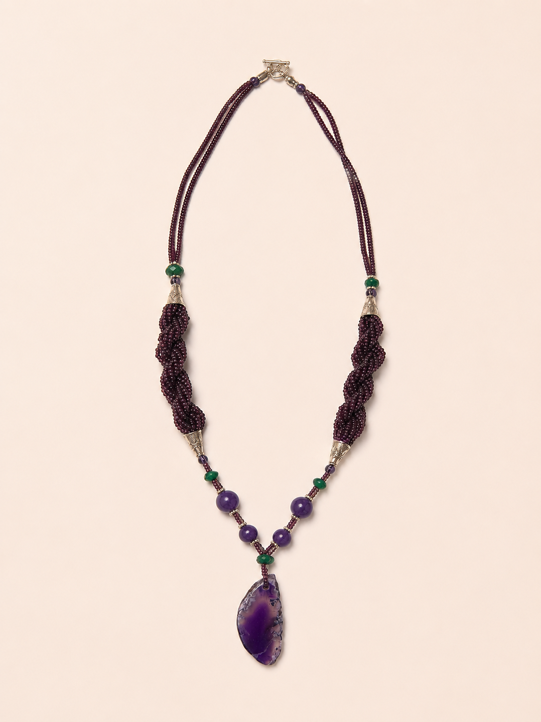 Collar Ágata y aventurina - Nuh Nuh