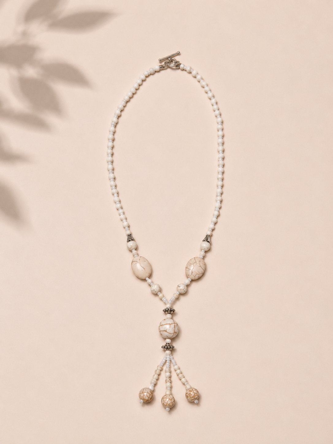 Collar howlita blanca - Nuh Nuh