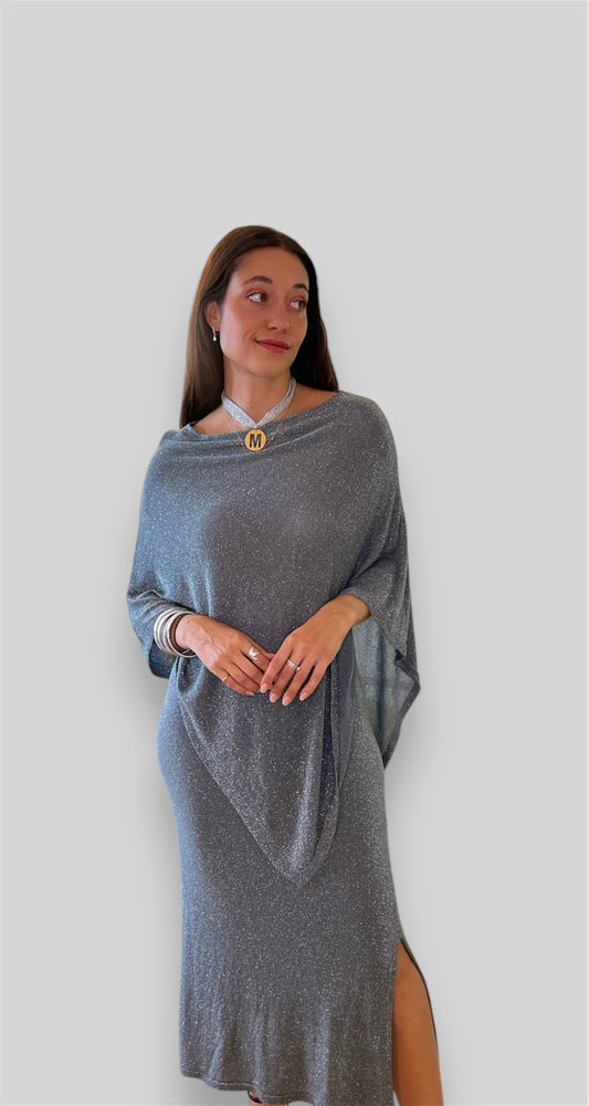 Capa lurex gris - Nuh Nuh