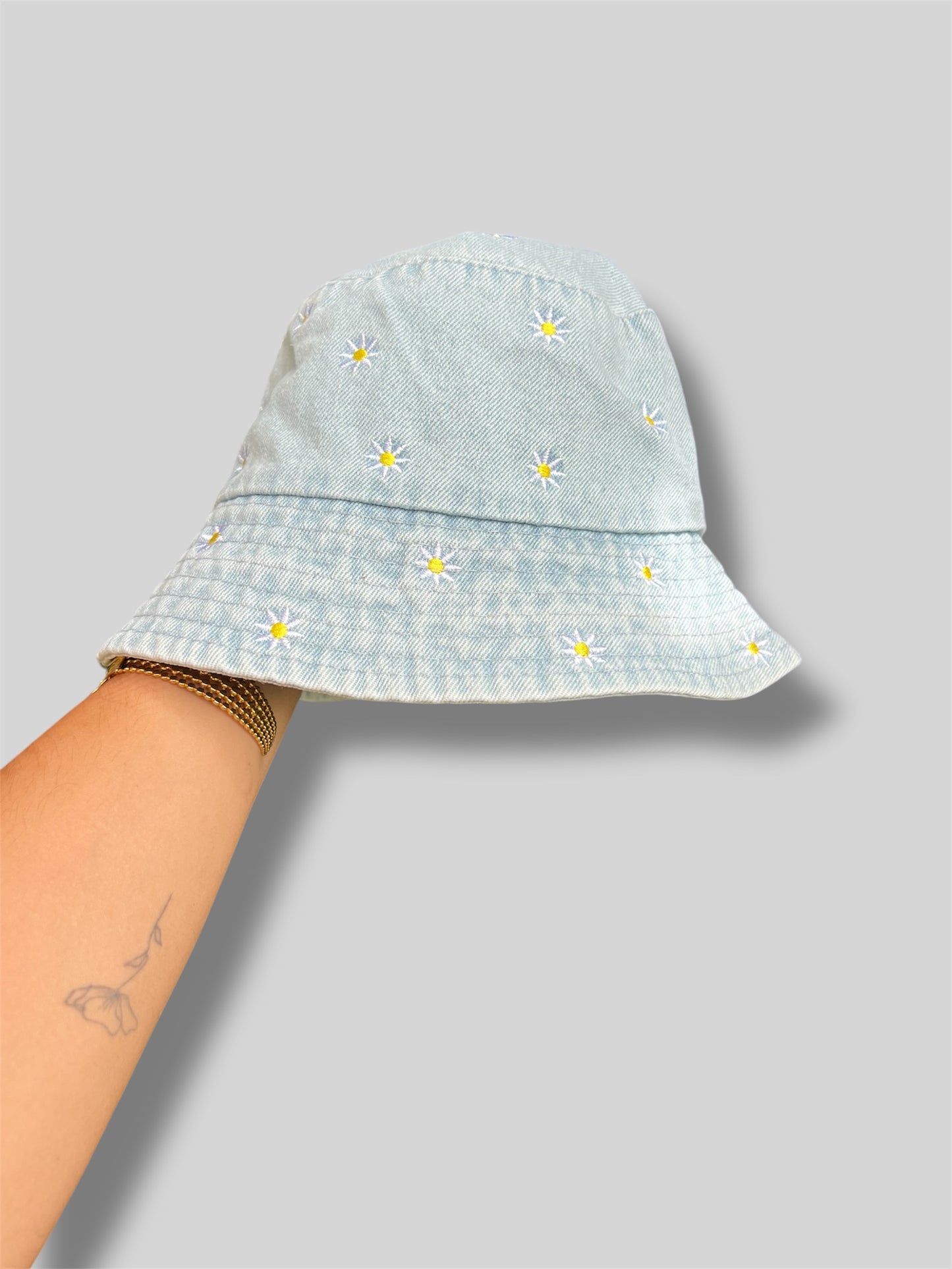Bucket hat denim margaritas